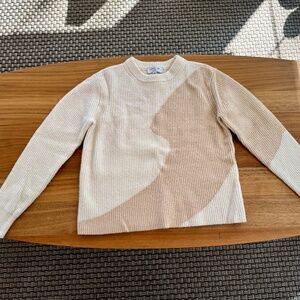 Derek Lam - Cream and Tan XS, Swirl Sweater